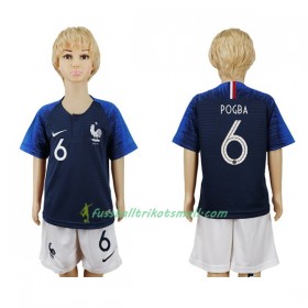 Fußballtrikots Frankreich Pogba 6 Kinder WM 2018 Heimtrikotsatz kaufen